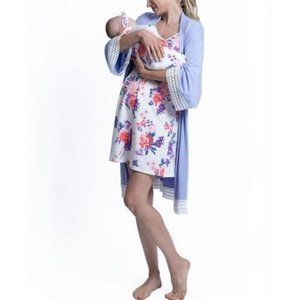 Blooming Women by Angel 4 Piece Robe and Matching Baby Set, Size XL